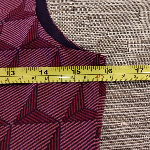 Magnolia Grace Perissa Purple Reversible Sleeveless Dress Size S NWT - Picture 6 of 12